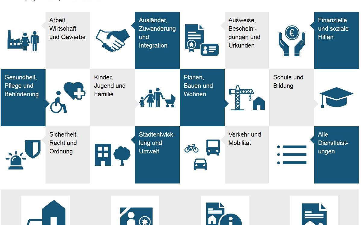 Das neue Serviceportal der Stadt