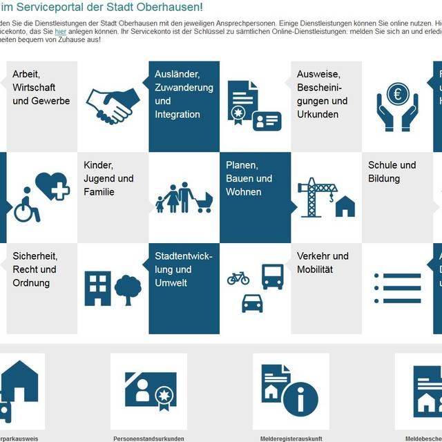 Das neue Serviceportal der Stadt