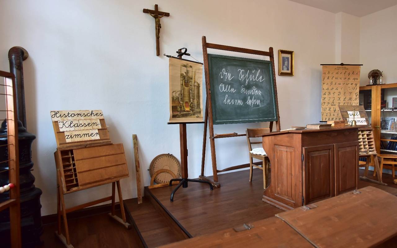 Das Historische Klassenzimmer im Oberhausener Stadtarchiv