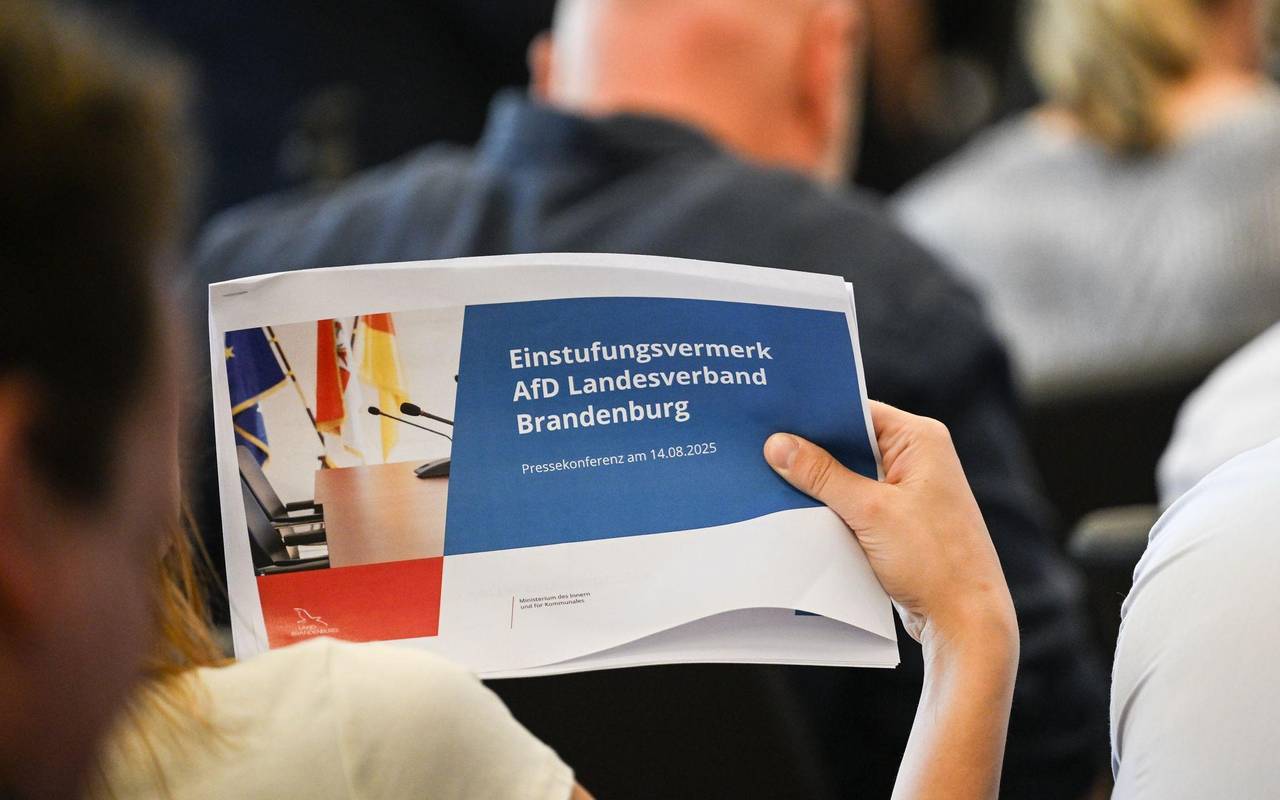 Einstufungsvermerk zur AfD Brandenburg als rechtsextrem