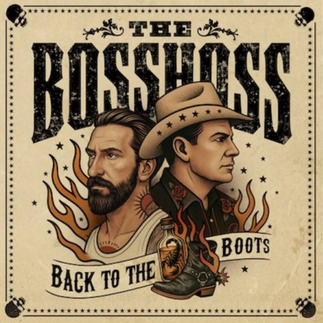 Das Art-Cover zum neuen Album von The BossHoss - es lautet: "Back To The Boots"