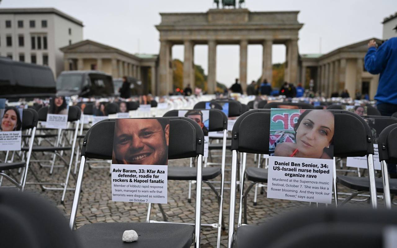 Zweiter Jahrestag Hamas-Angriff - Berlin