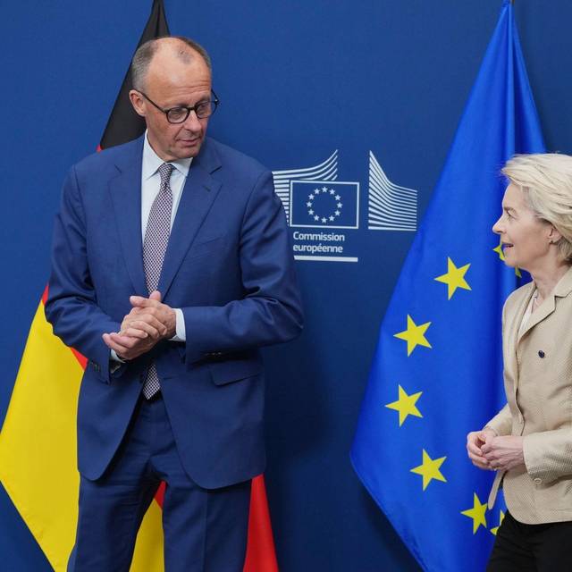 Bundeskanzler Merz und Kommissionspräsidentin von der Leyen