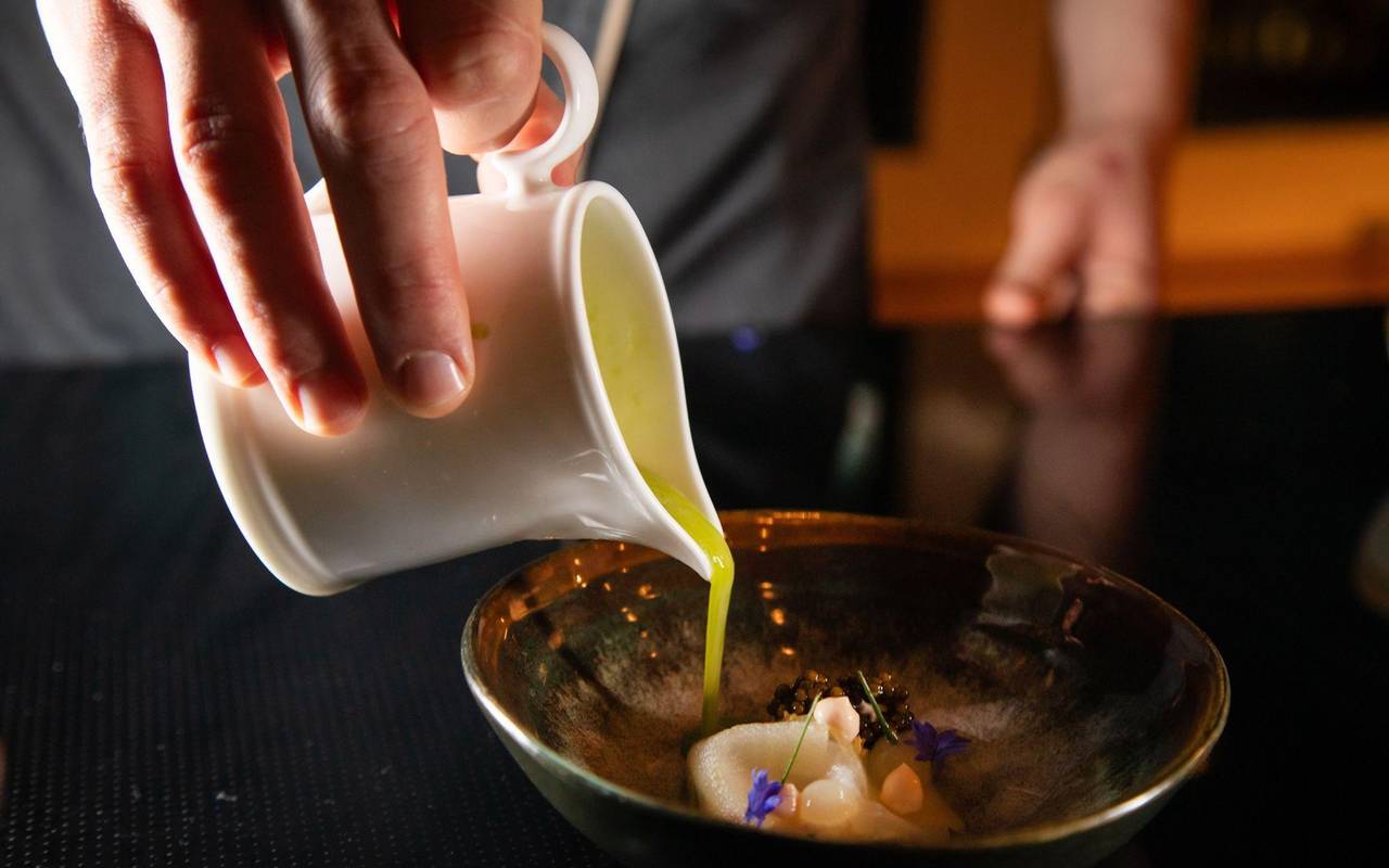 Staudensellerie- Vinaigrette