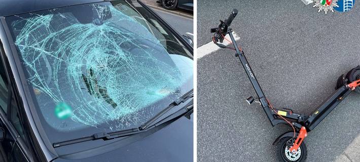 Jugendlicher bei E-Scooter-Unfall schwer verletzt