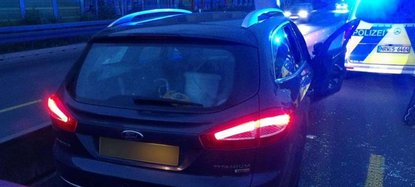 Verfolgungsjagd durch Oberhausen endet auf der A40