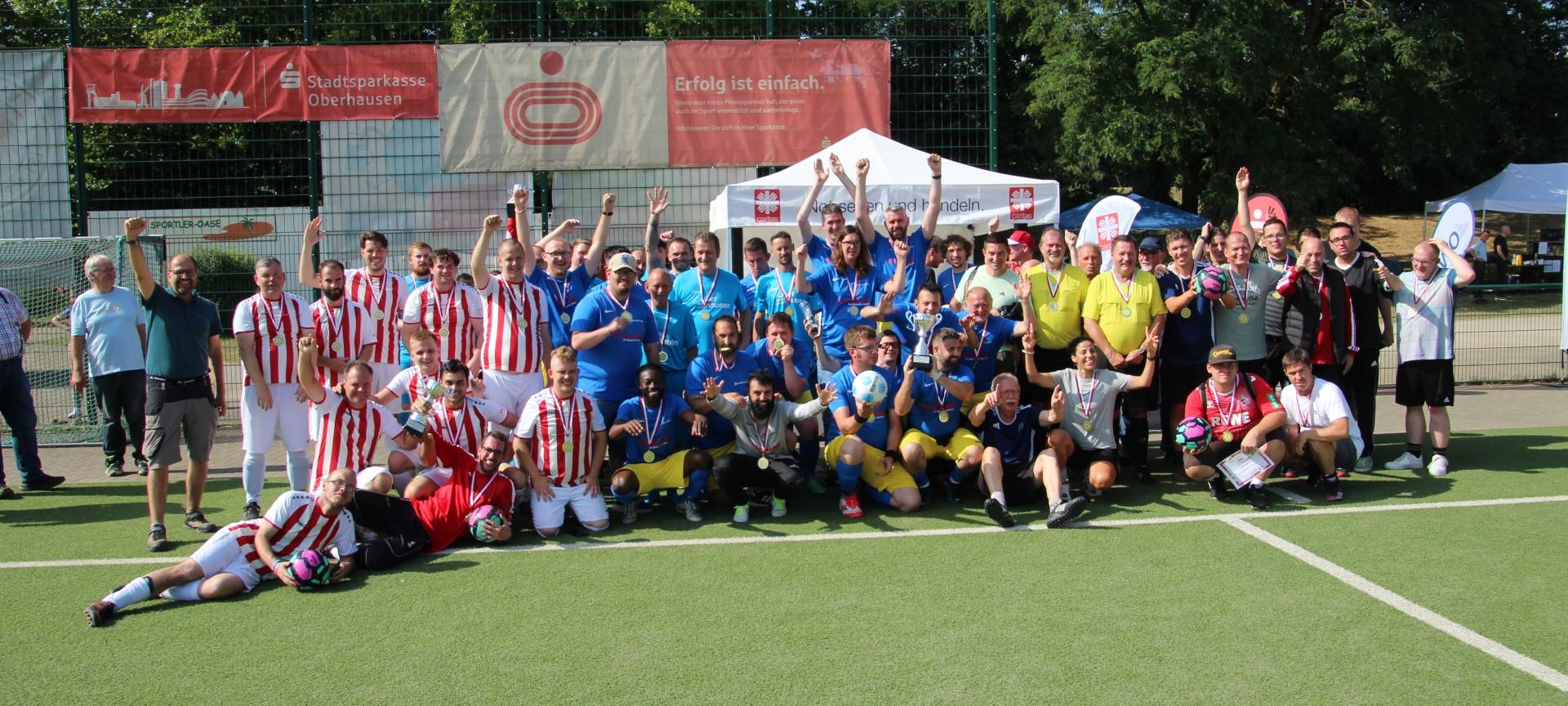 Caritas-Cup bringt Inklusion auf den Fußballplatz