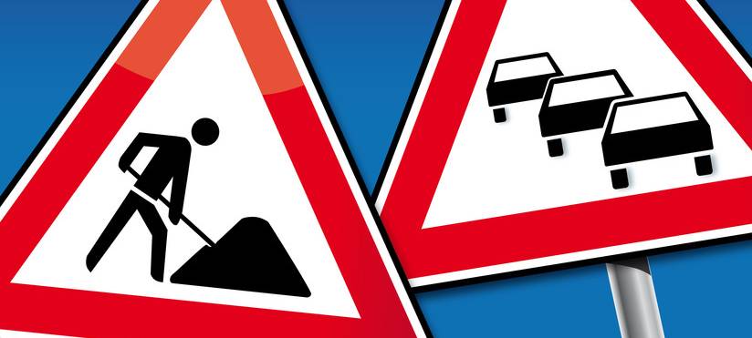 Bauarbeiten im Kreuz Kaiserberg