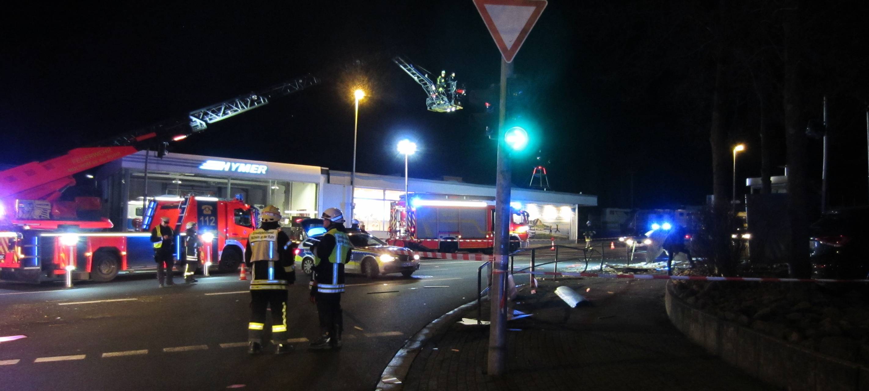 Geldautomat in Mülheim gesprengt