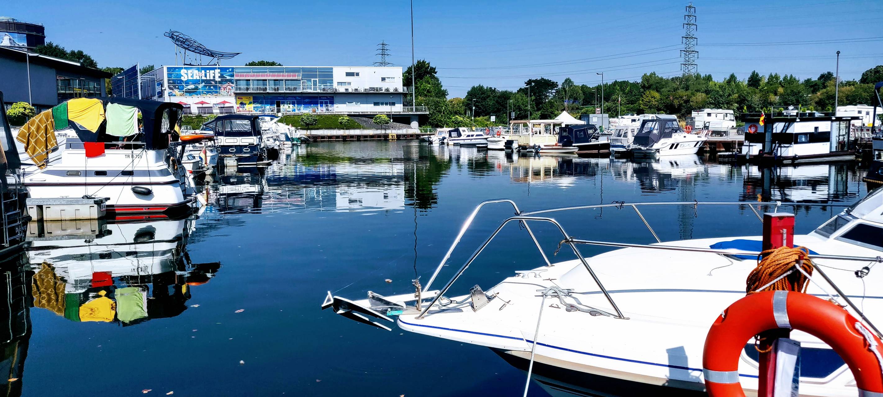 Sommer an der Marina