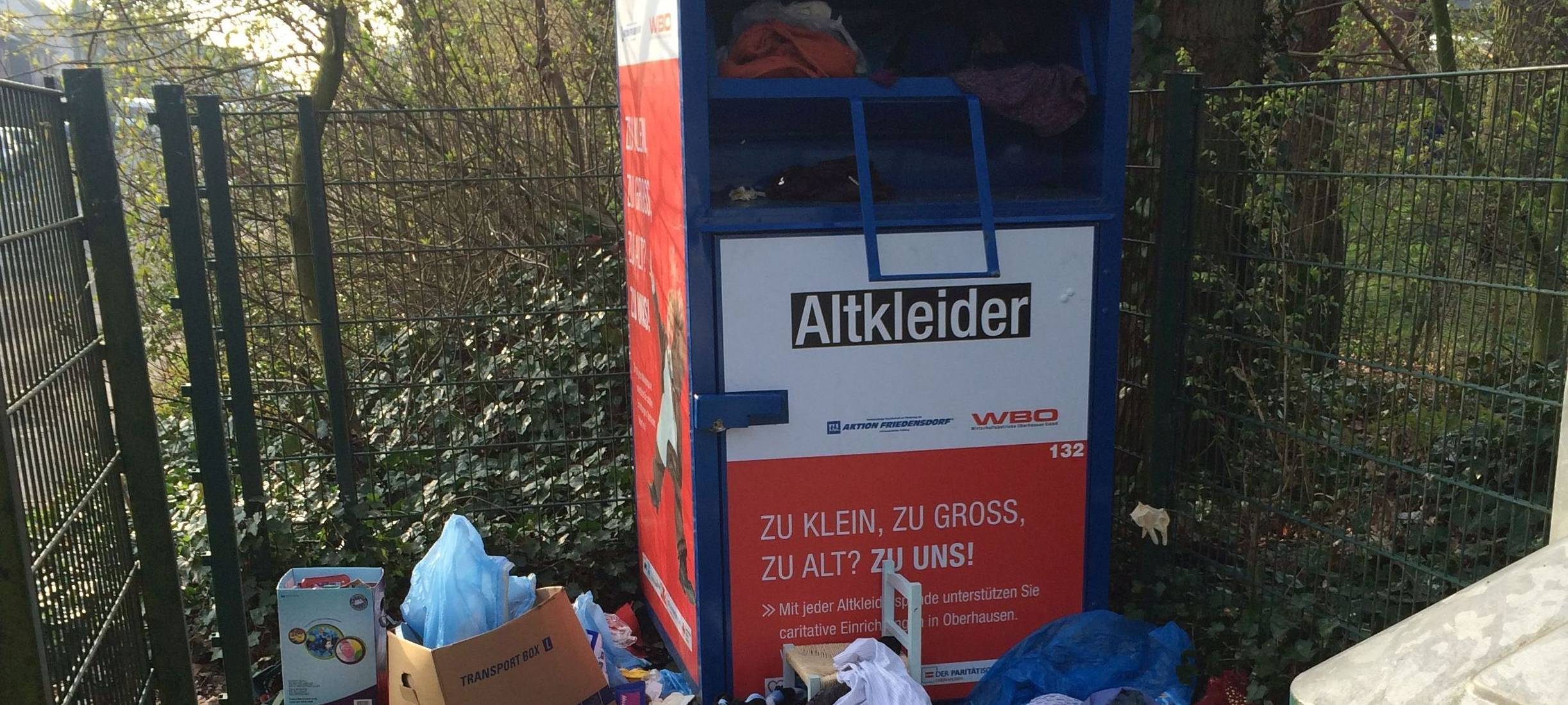 Container weg: Stadt will Altkleider bald einsammeln