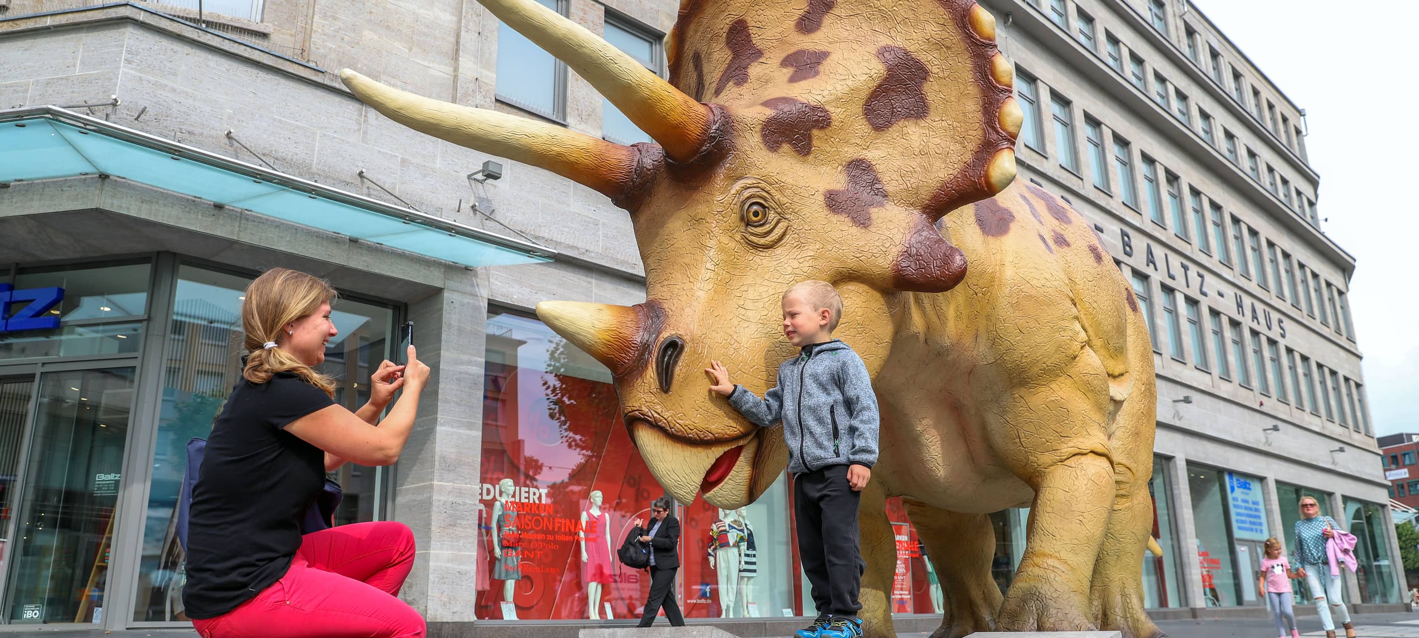 Bochumer Dinos locken Besucher