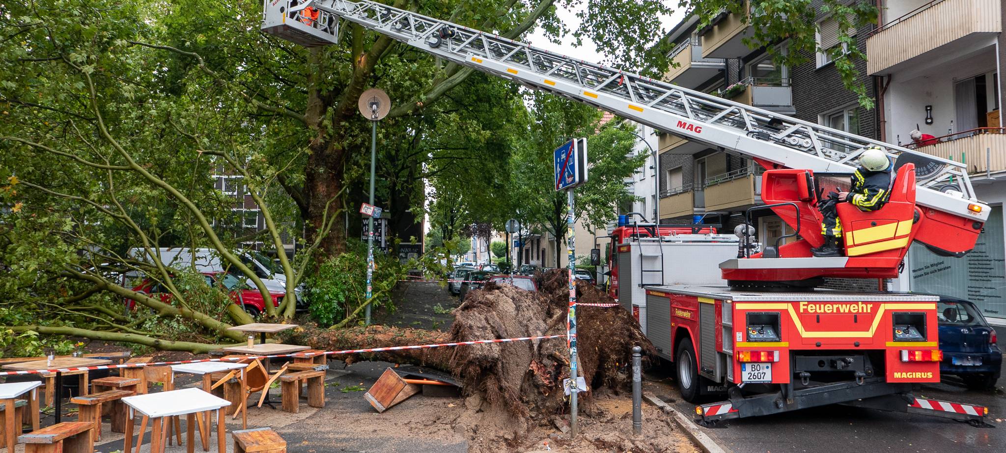 Gewitter wütet in Bochum