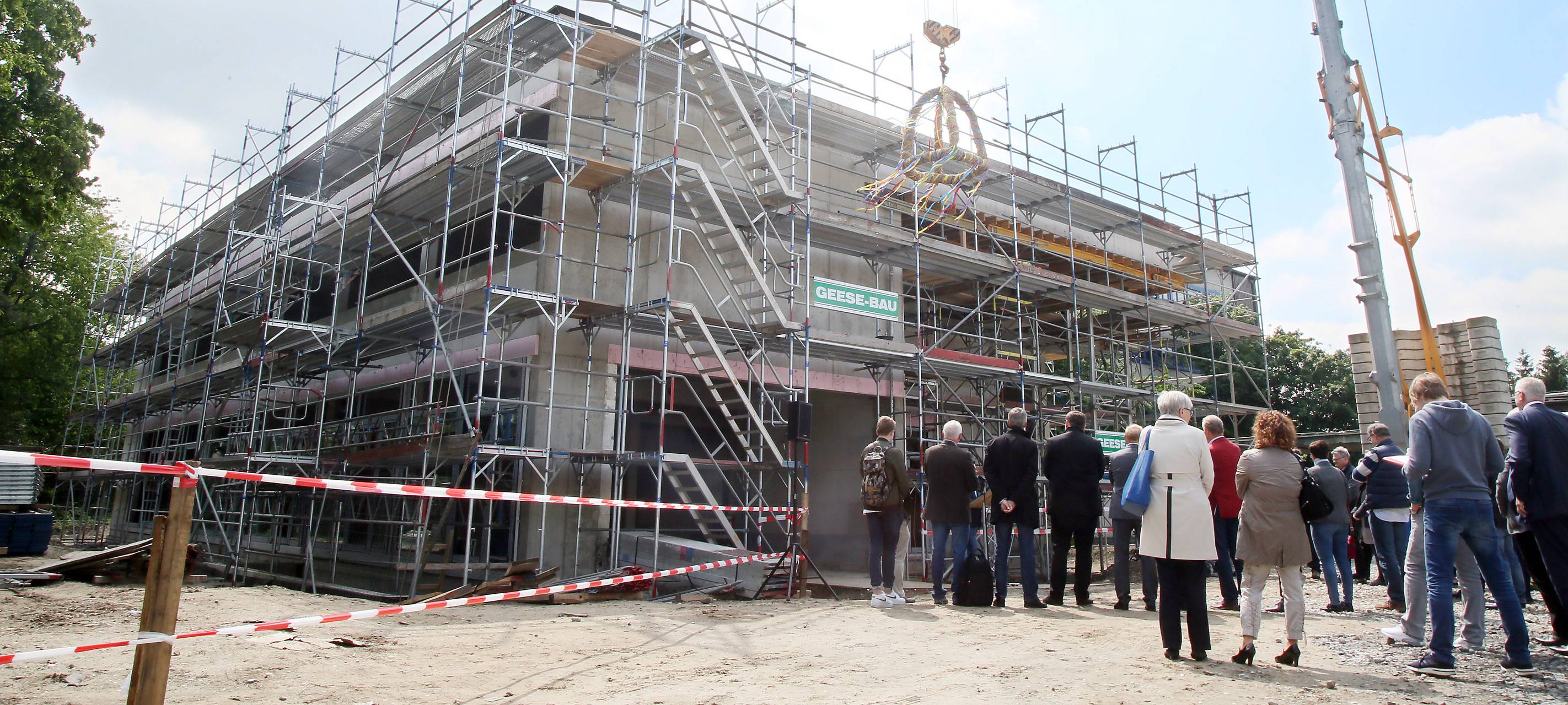 Heine-Anbau fast fertig