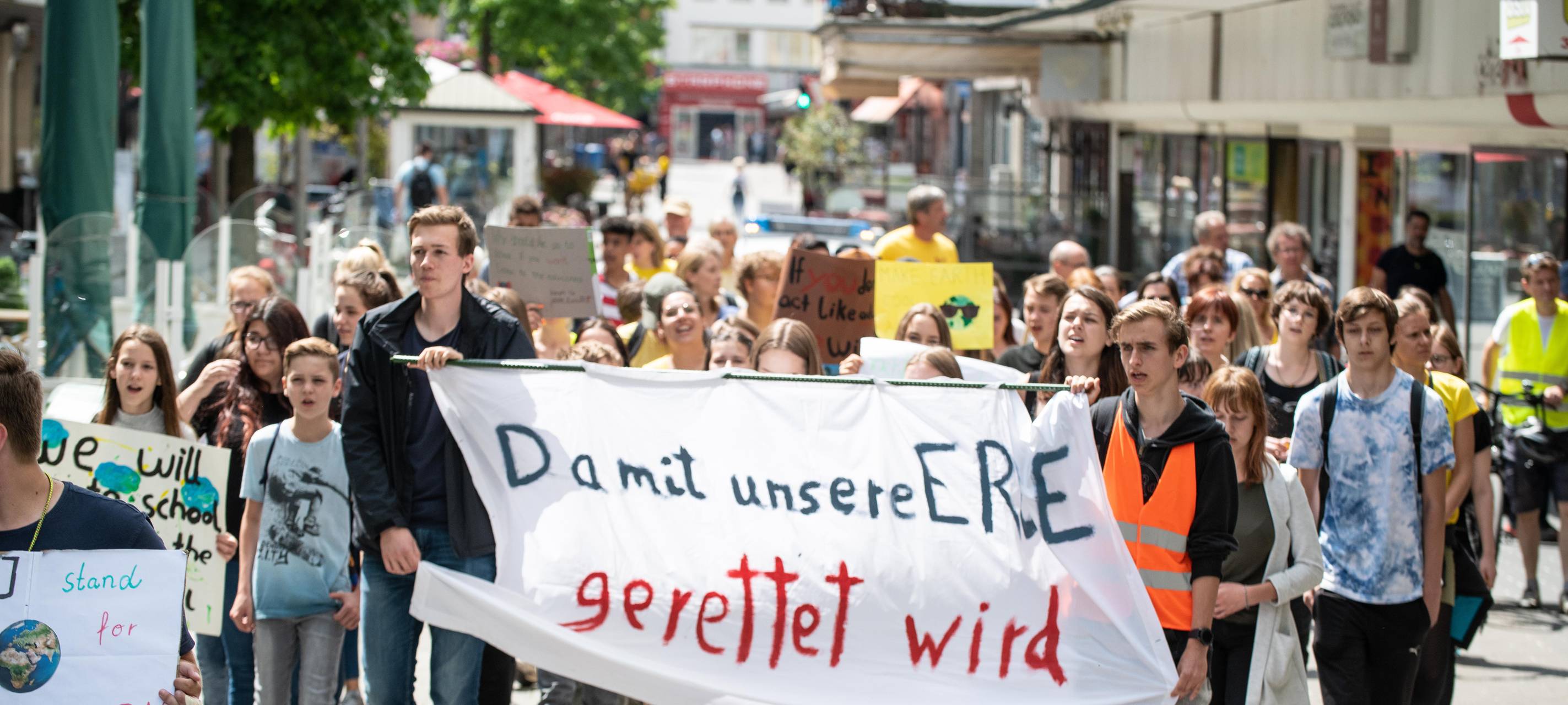 Klimaschutz-Demo um 11.30 Uhr am Rathaus