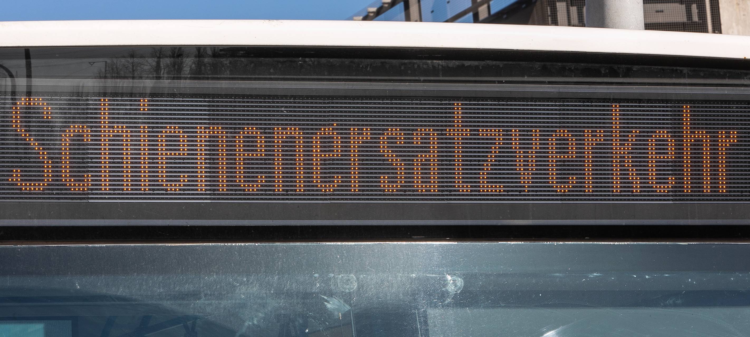 Ab heute Busse statt Bahnen