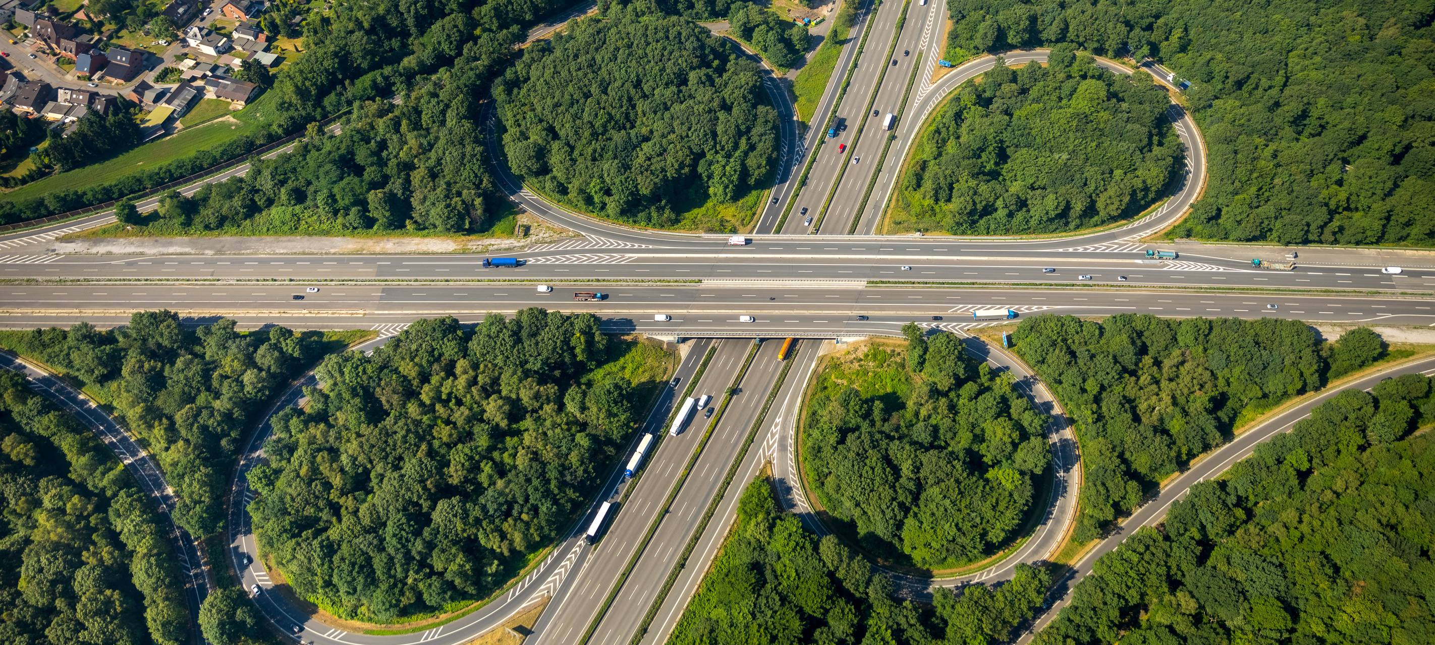 Bäume an der A516 werden zurückgeschnitten