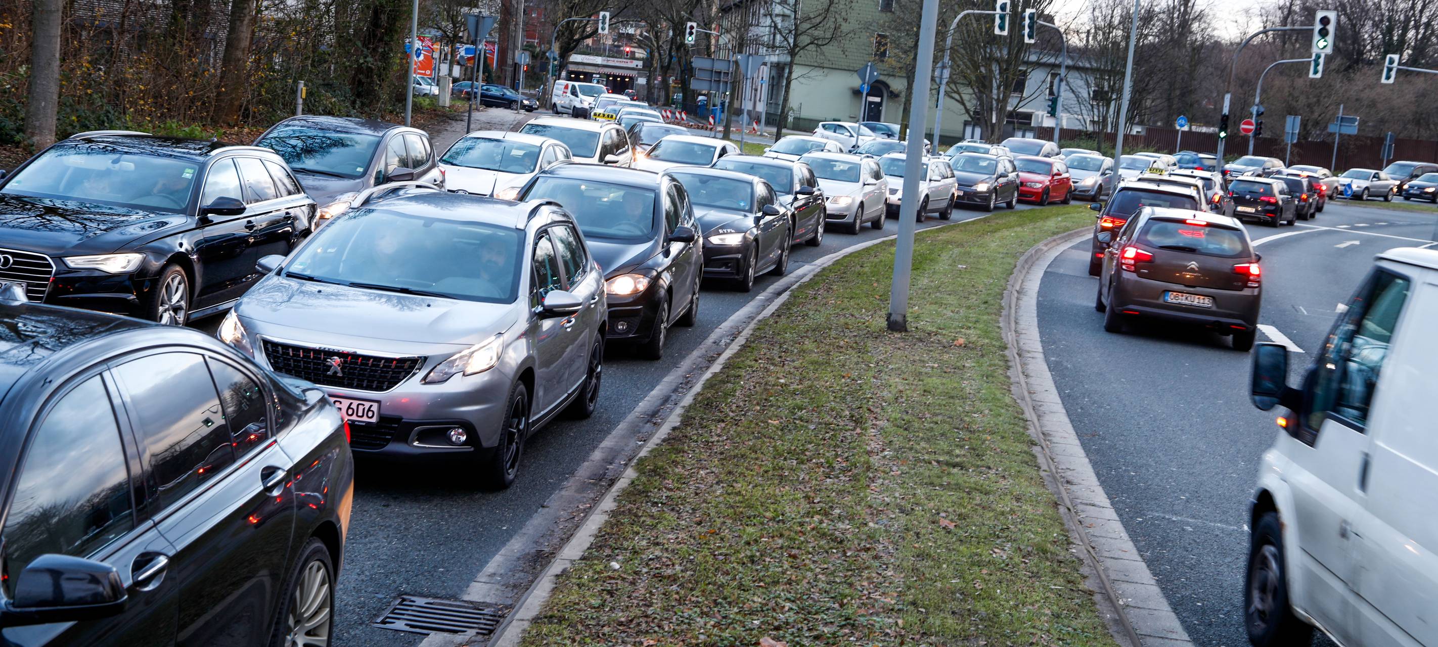 Volle Straßen rund ums Centro