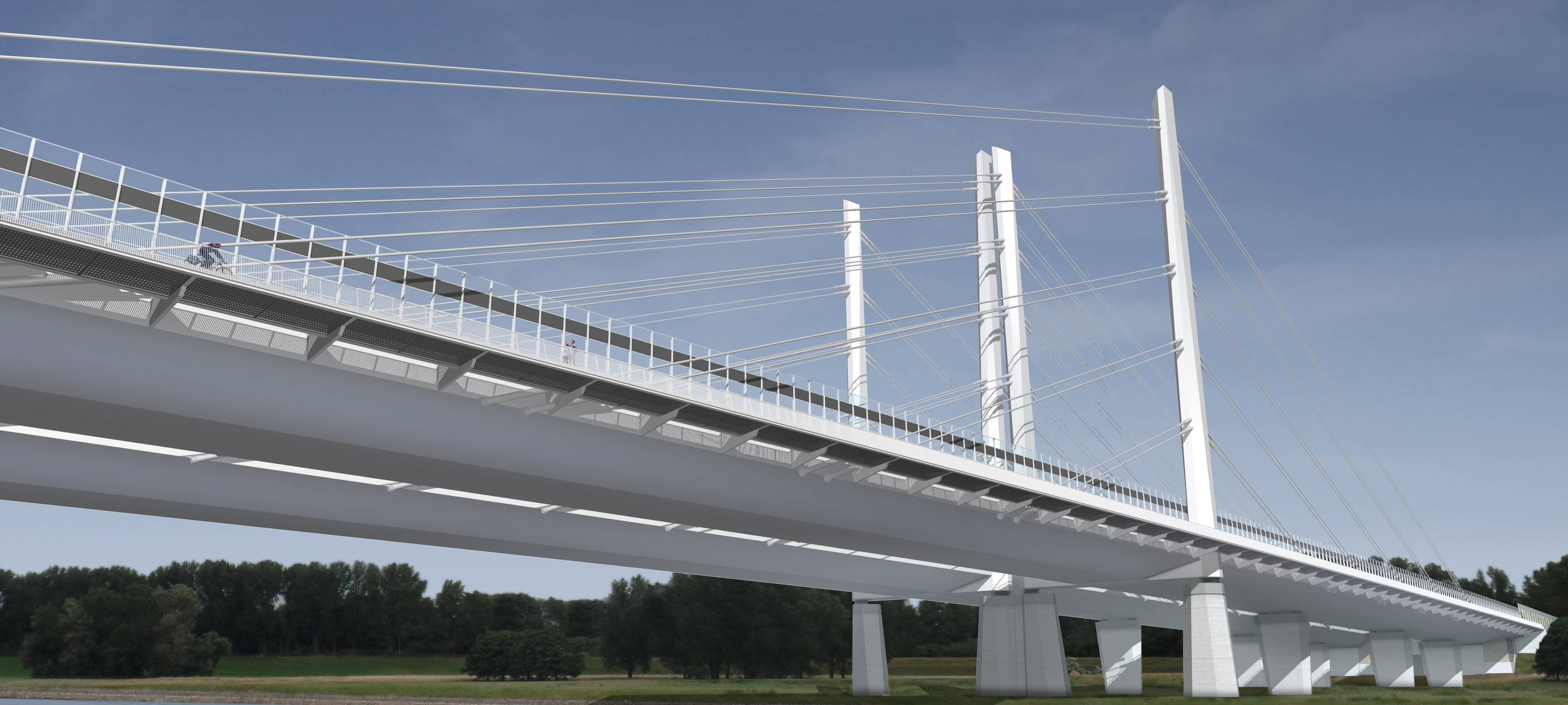 Jetzt offiziell Baustart für Rheinbrücke Neuenkamp