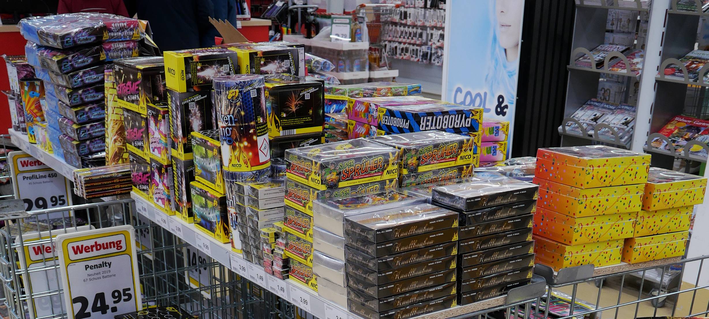 Böllerverkauf startet früher als gewohnt