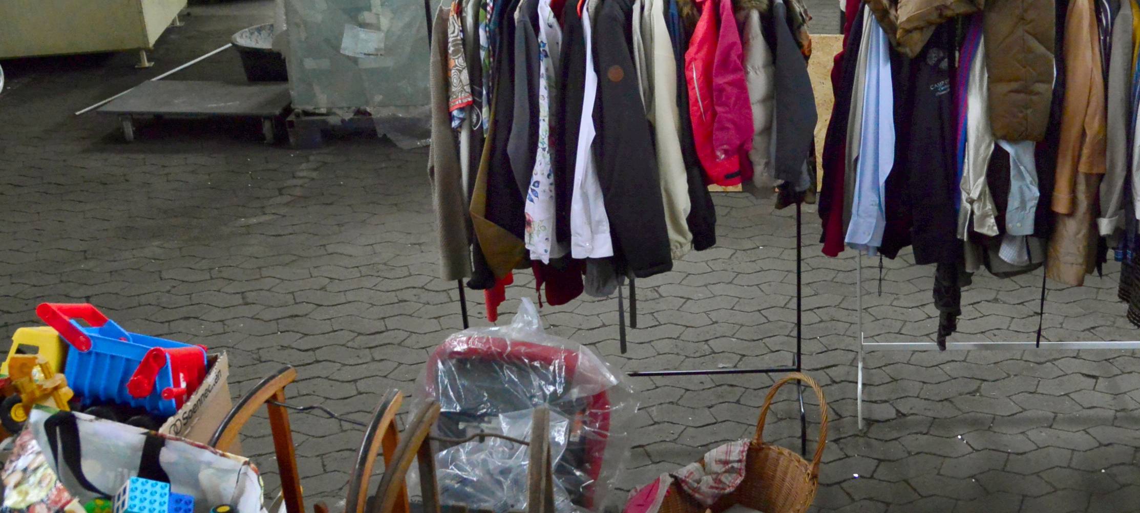 Spendensammlung für griechisches Flüchtlingslager