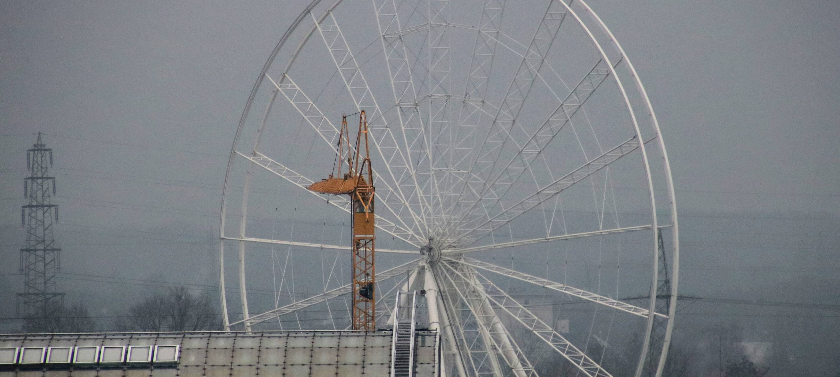 Gondeln werden gewartet