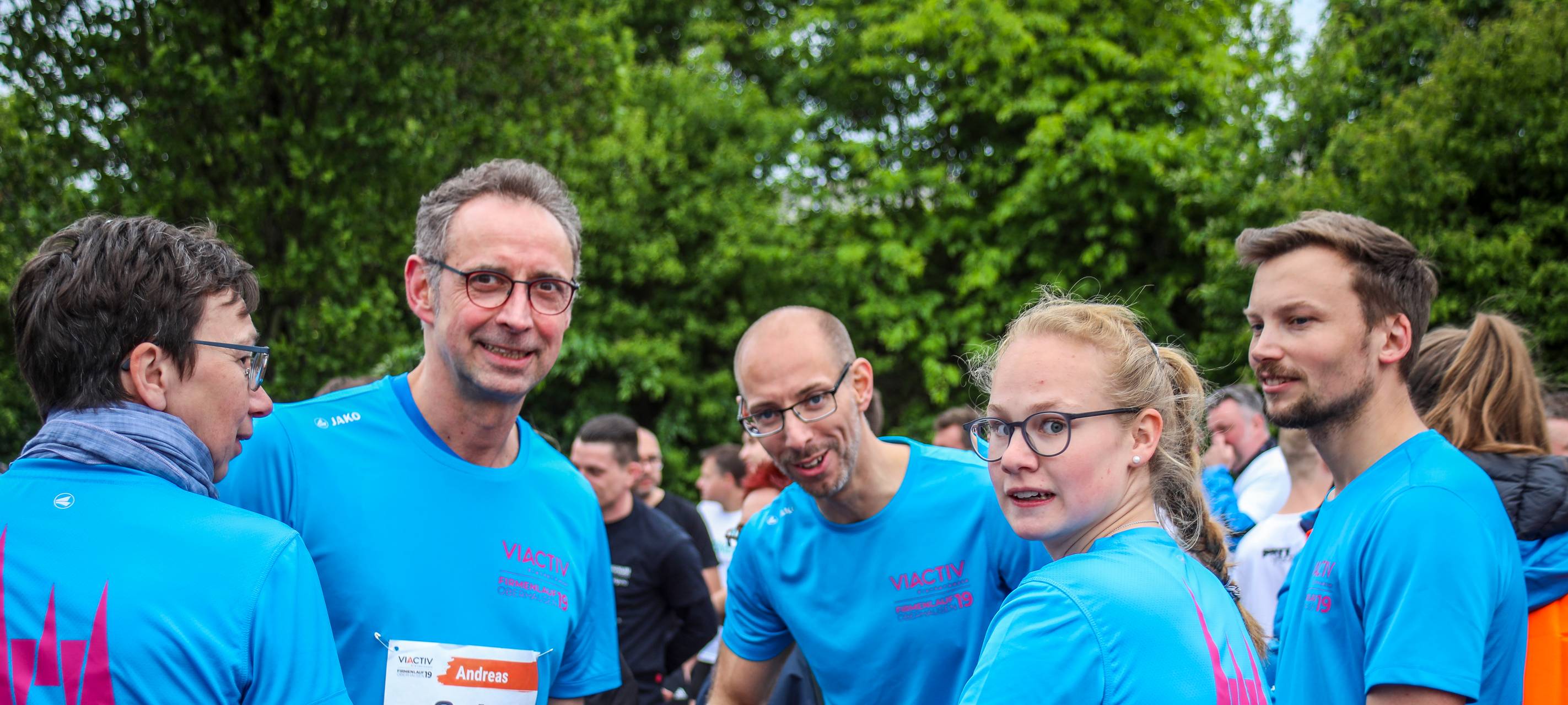 Anmeldungen für Firmenlauf