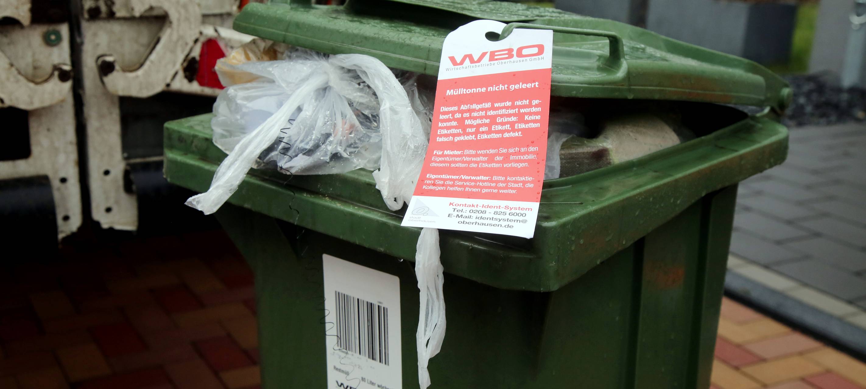 Verlorene Müllgebühren durch illegale Tonnen