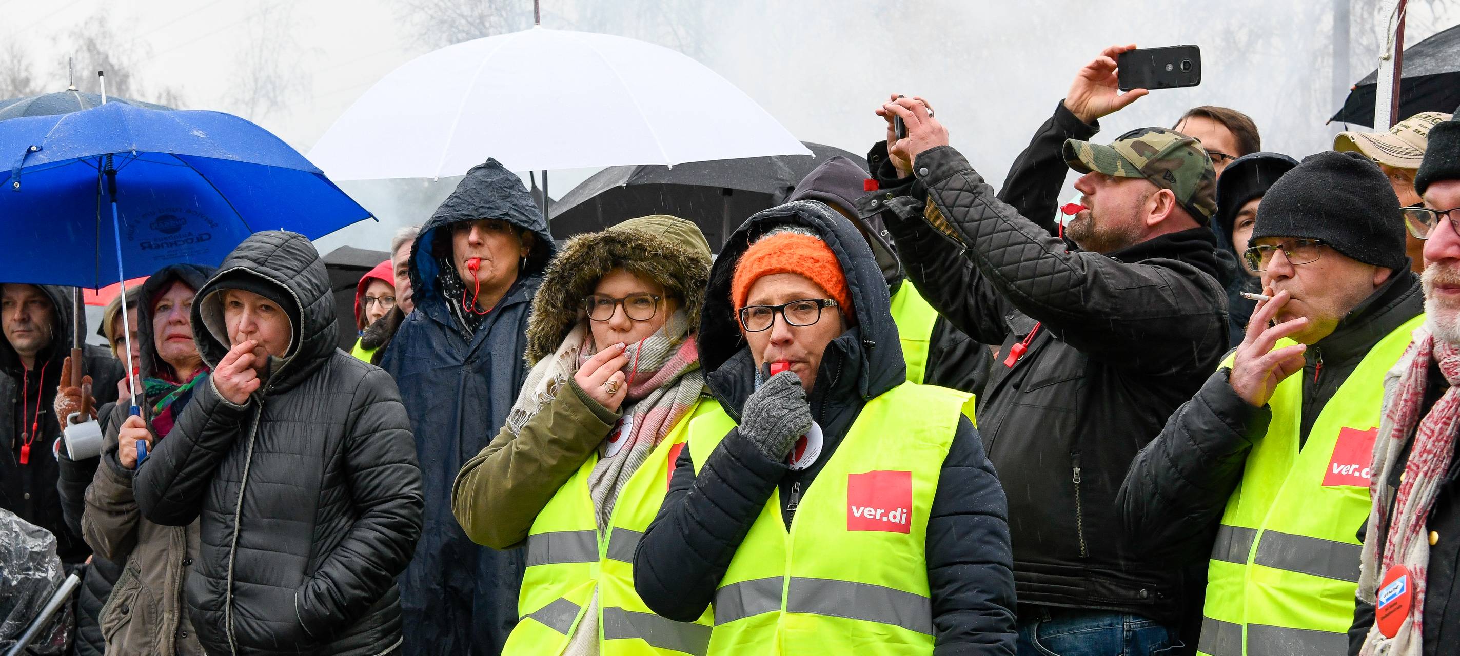 Protest-Aktionen am Metronom Theater