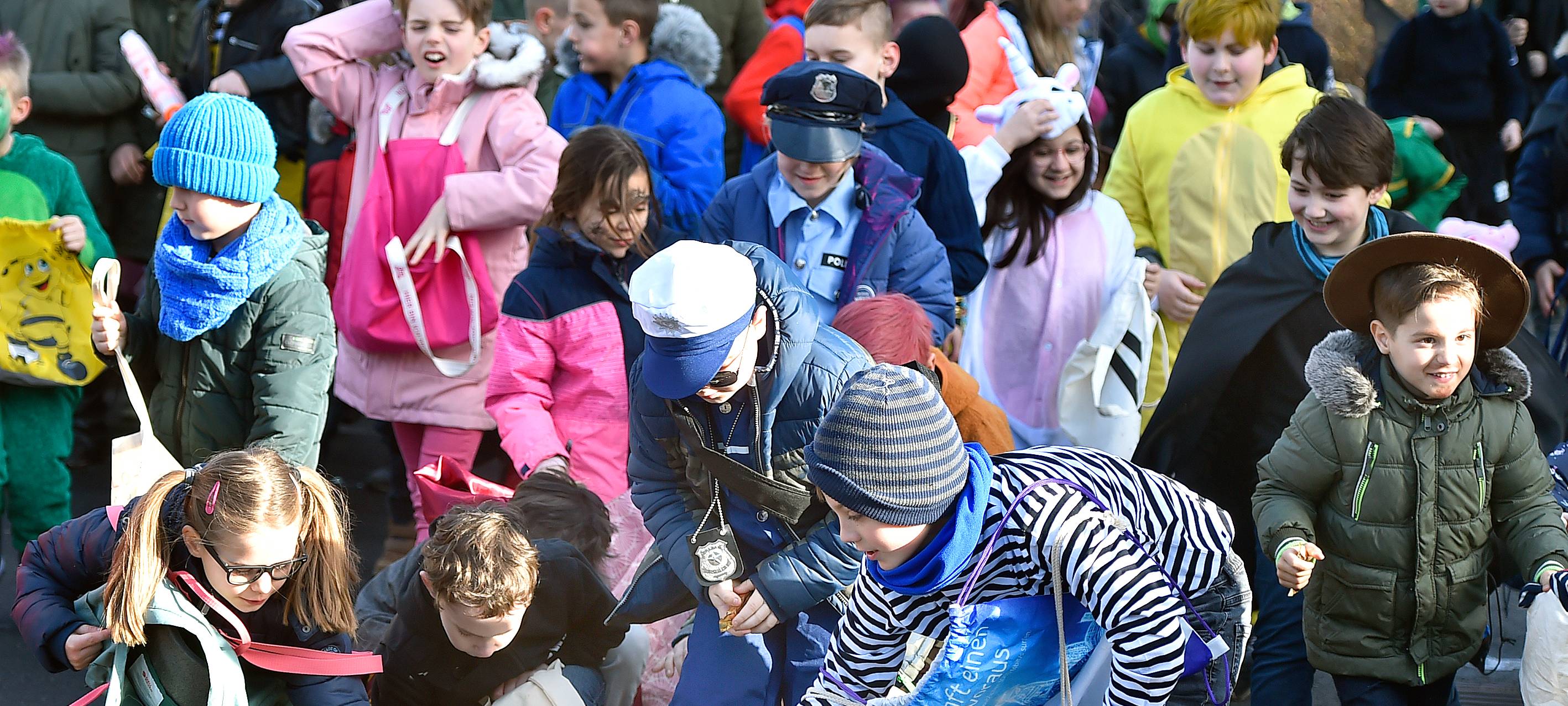 Osterfelder Kinderkarnevalszug startet
