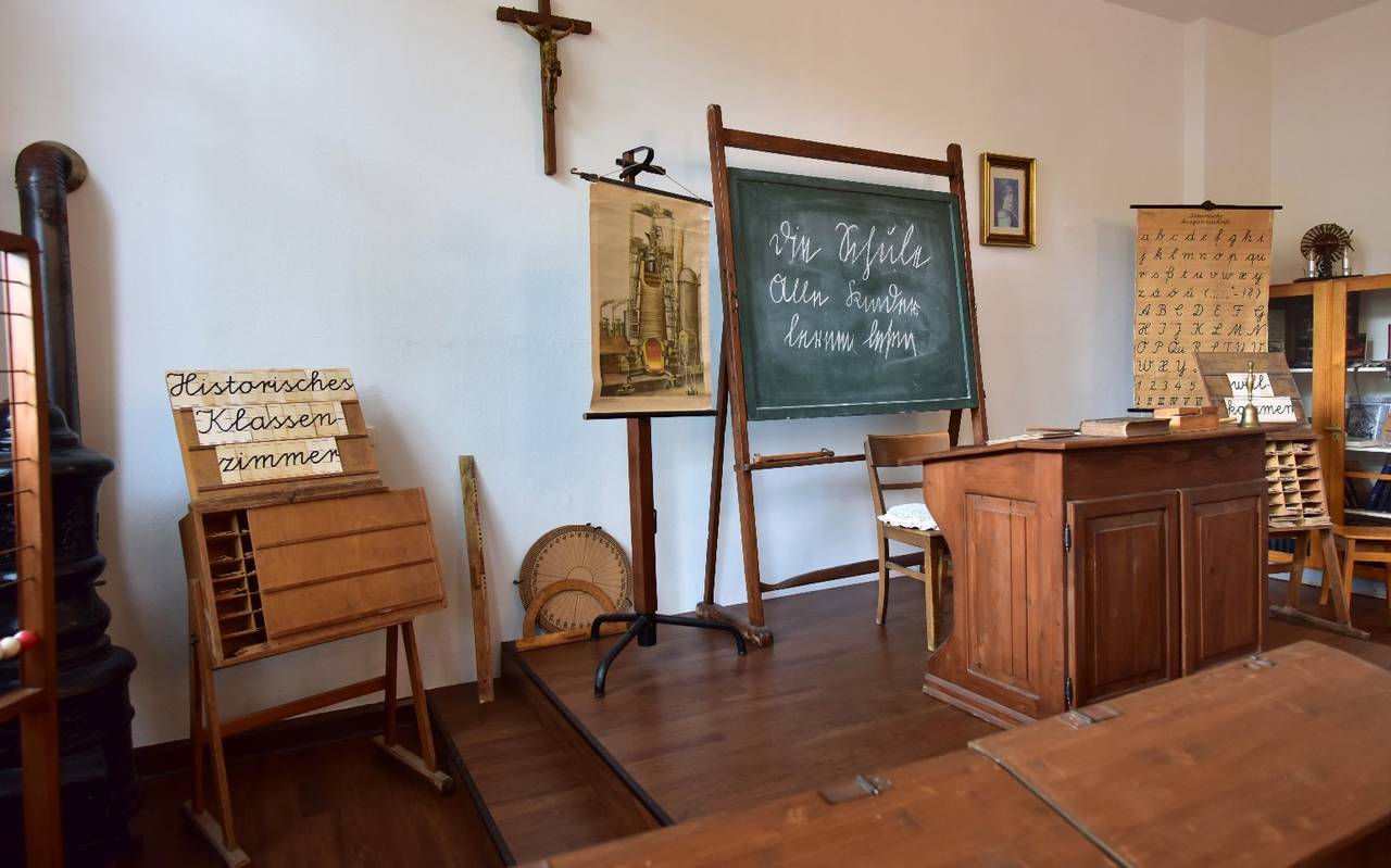 Das Historische Klassenzimmer im Oberhausener Stadtarchiv