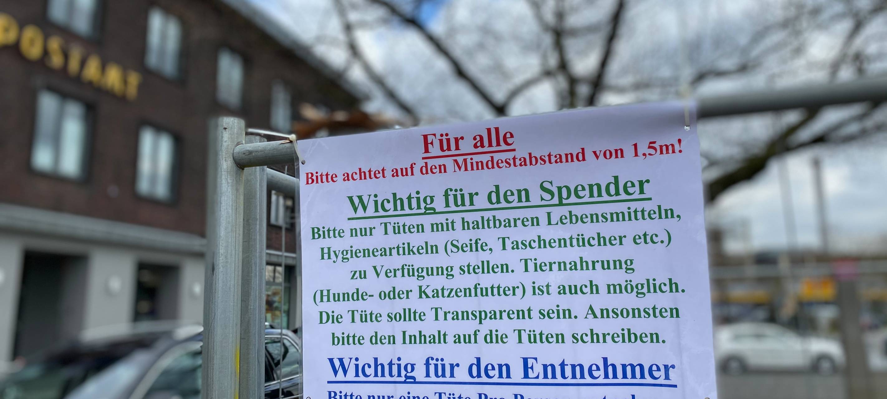 Gabenzaun in Sterkrade