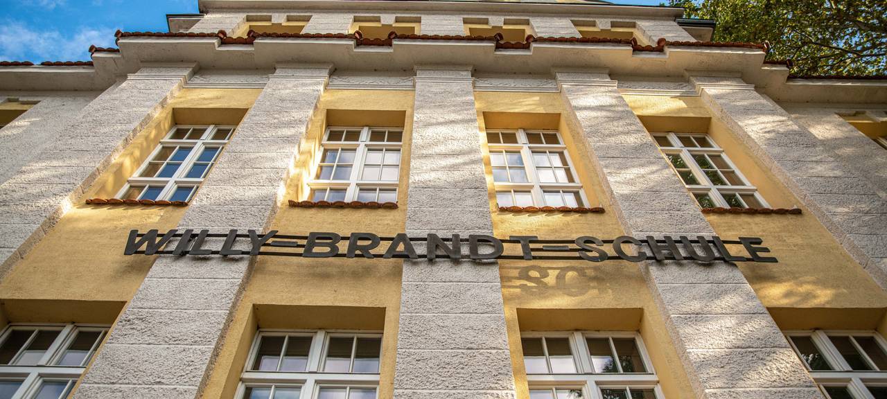 Maskenpflicht an der Willy-Brandt-Gesamtschule in Mülheim