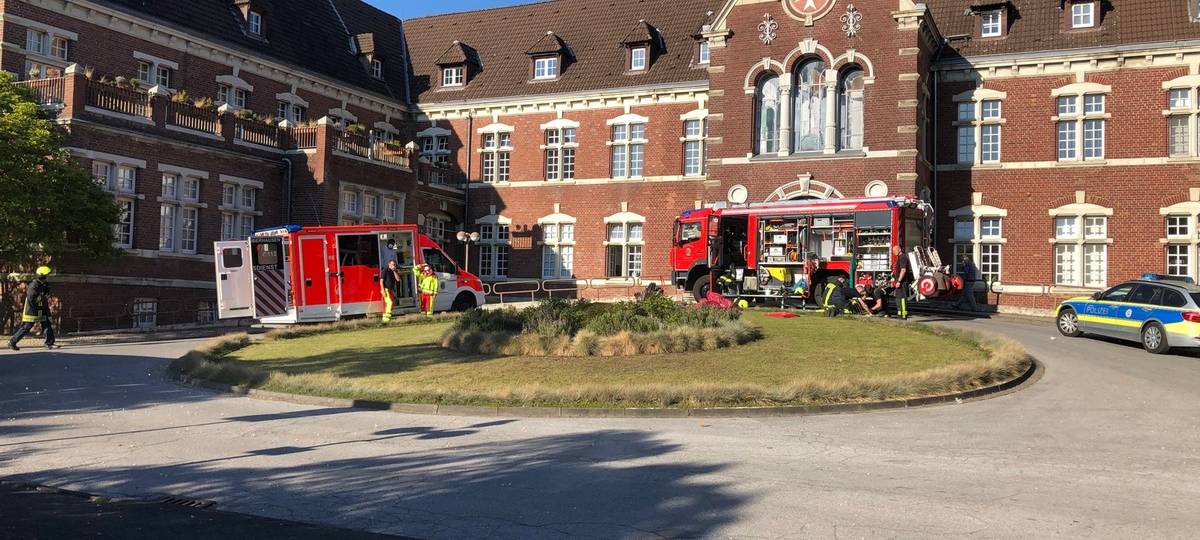 Feuer im Johanniter Krankenhaus