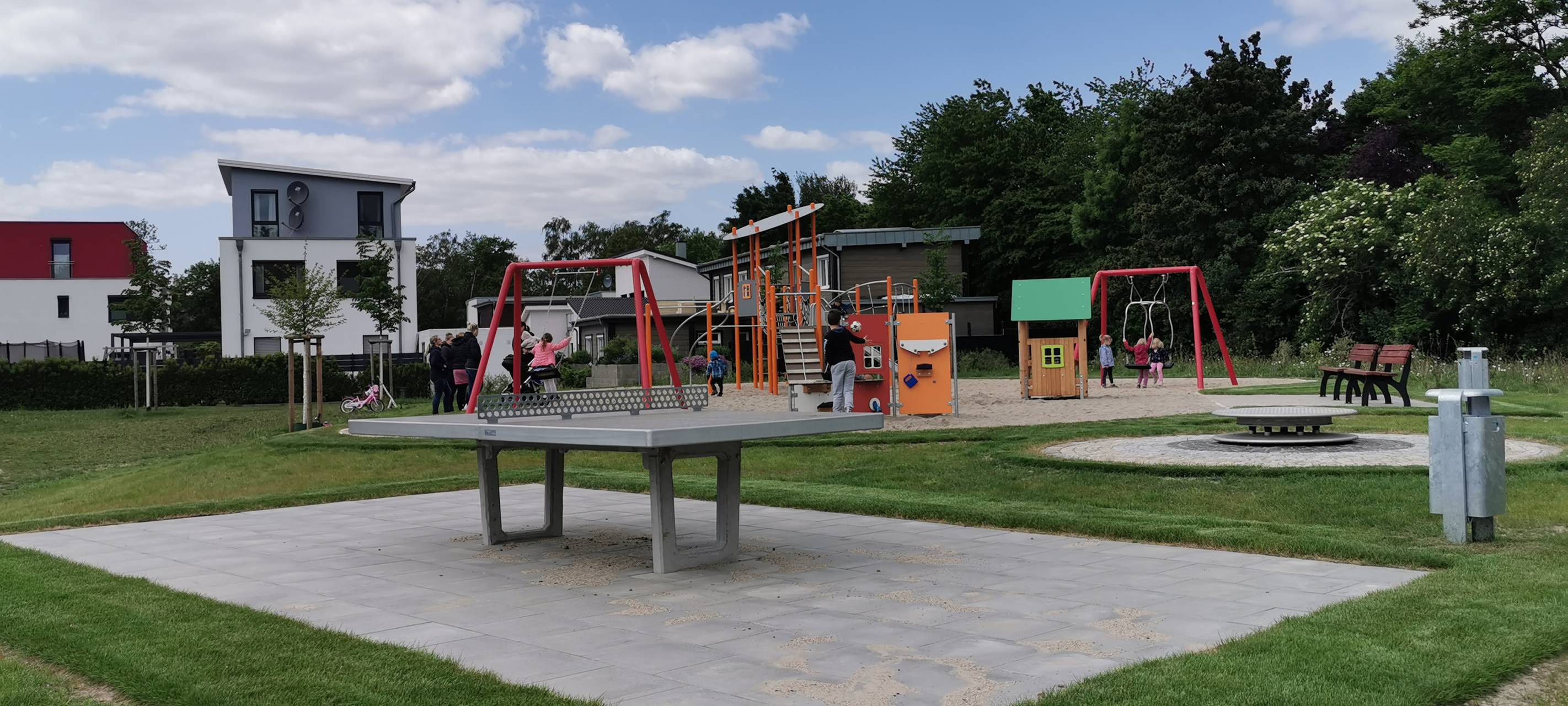 Eröffnung: Am Rechenacker kann jetzt gespielt werden