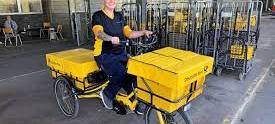 Briefträger kommen per E-Trike