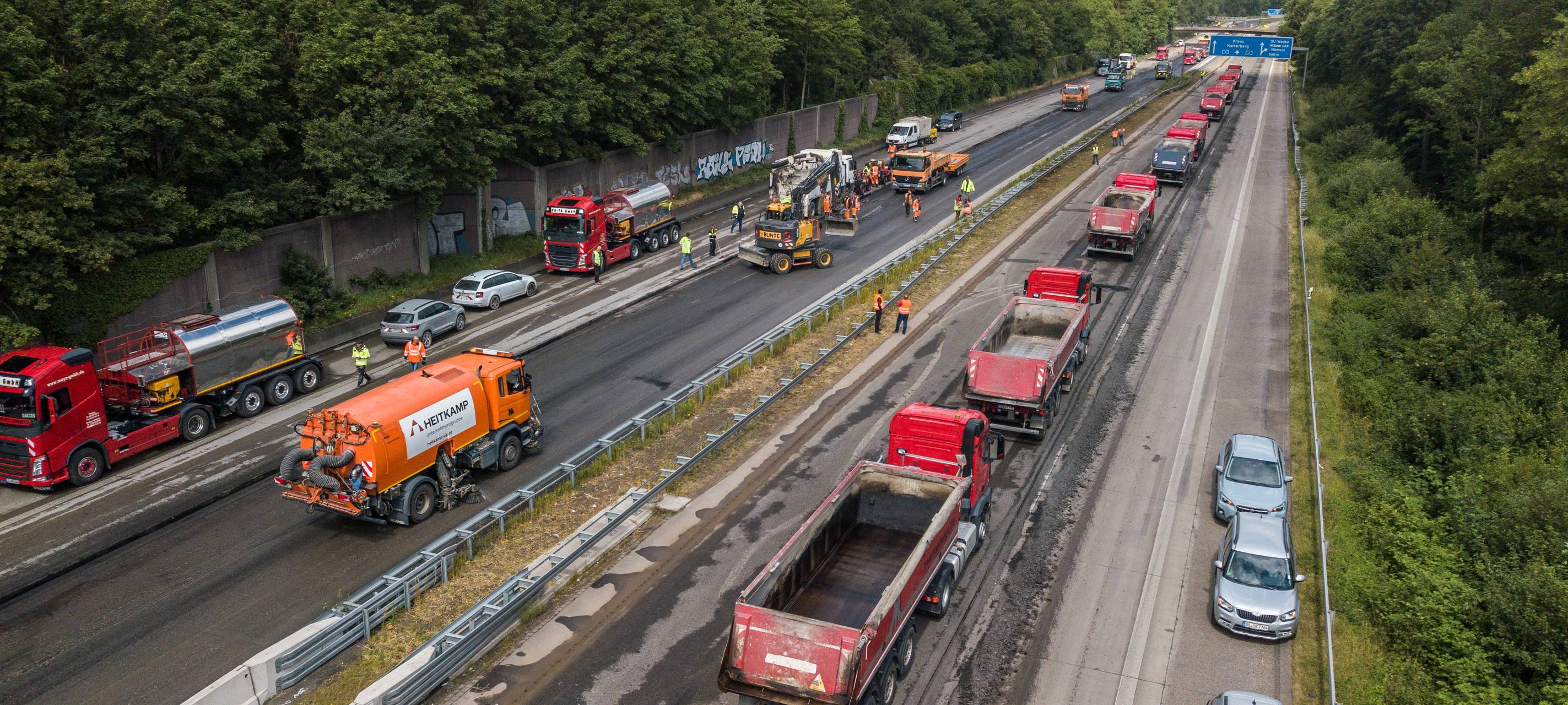 A3-Sanierung in rund 50 Stunden