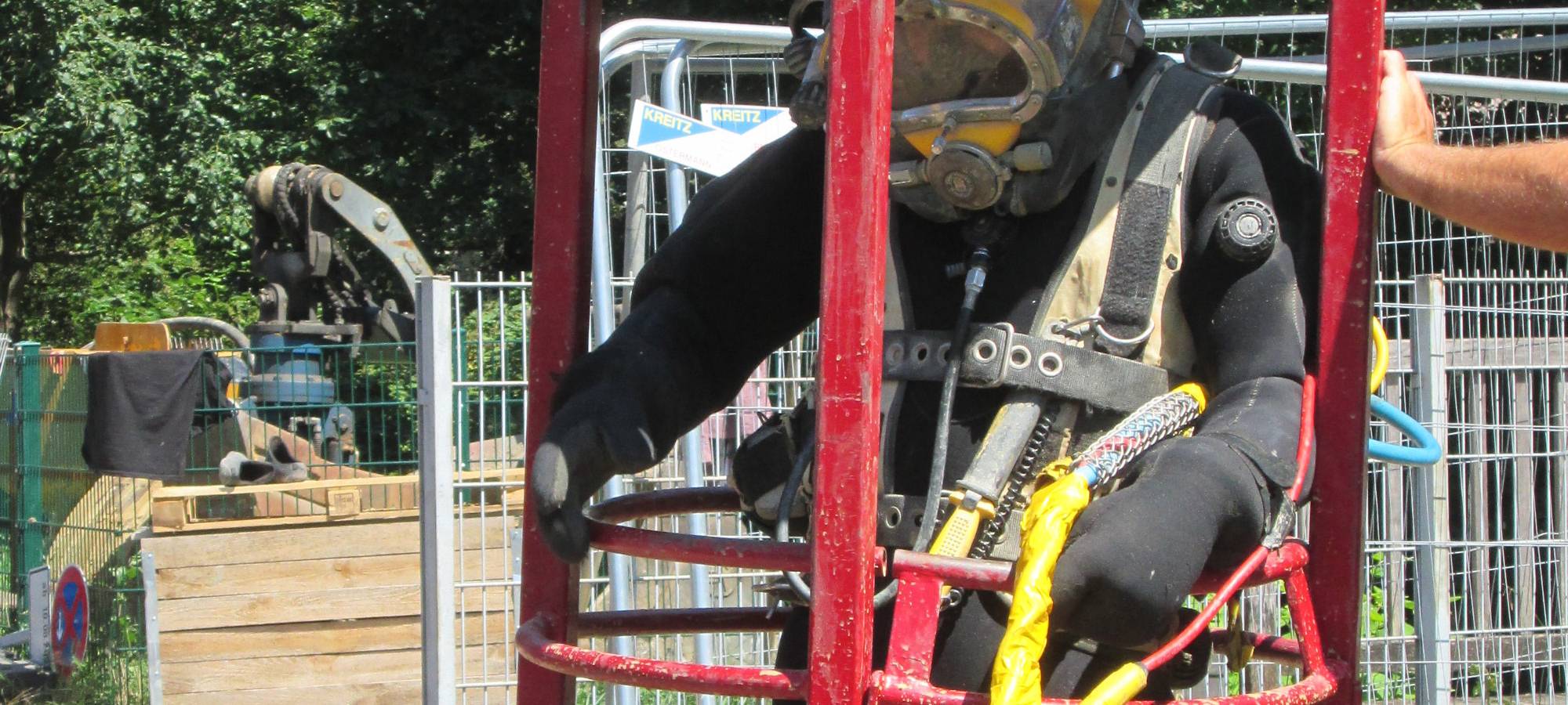 Taucher in Sterkrade