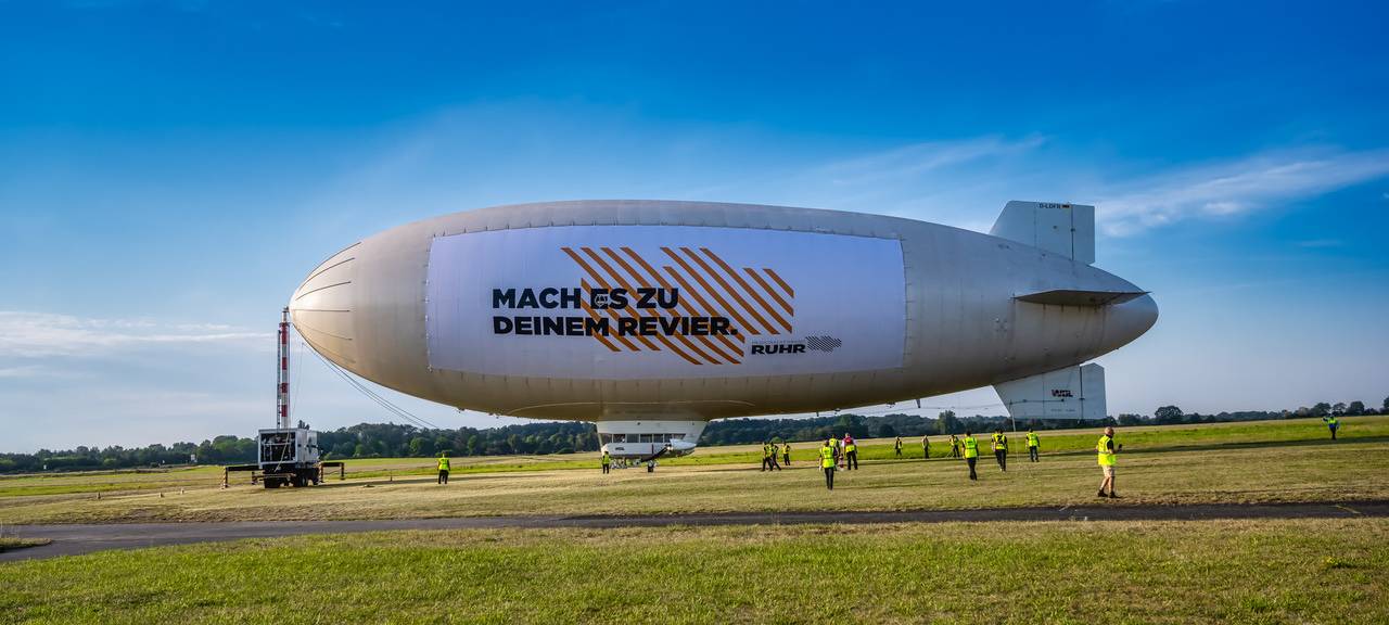 Luftschiff "Theo" wieder am Himmel