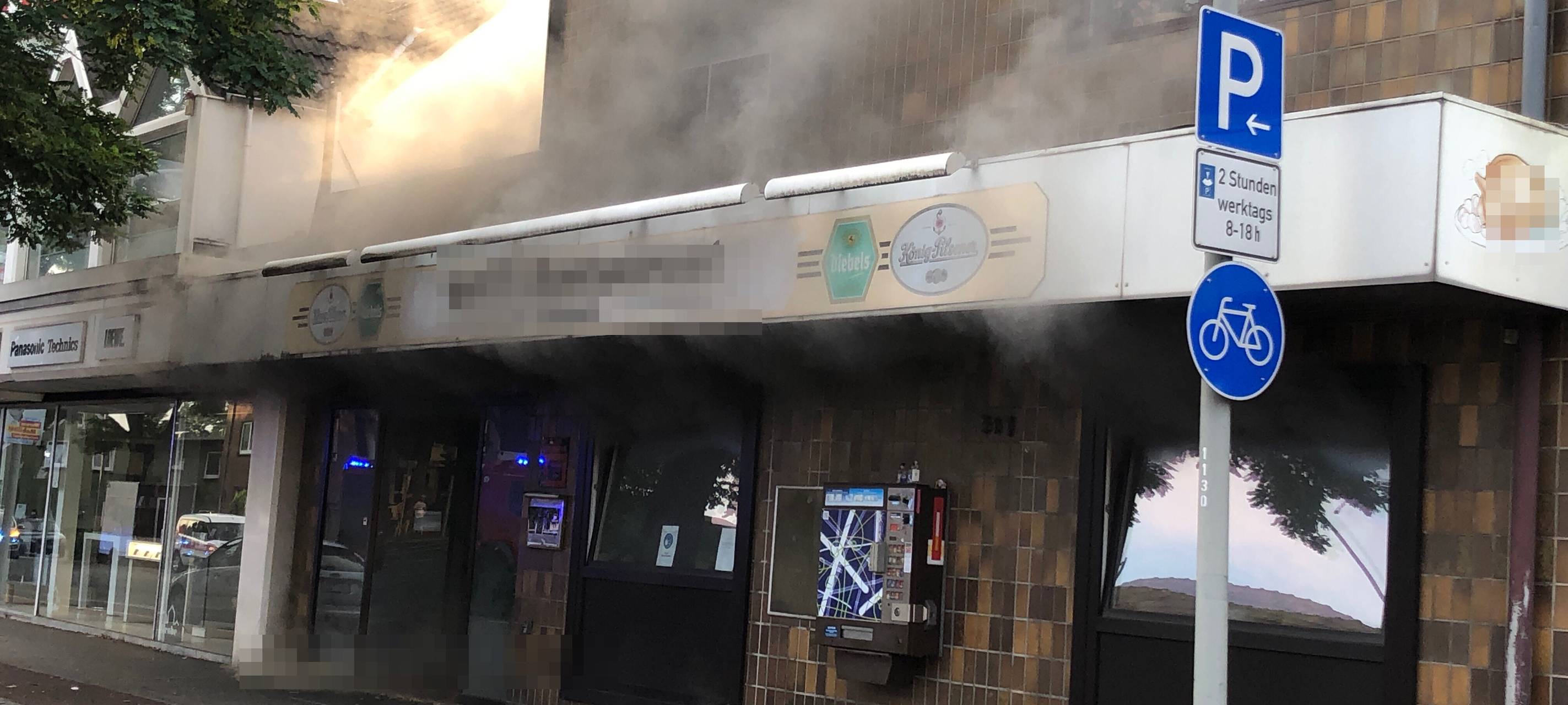 Feuer in Imbiss