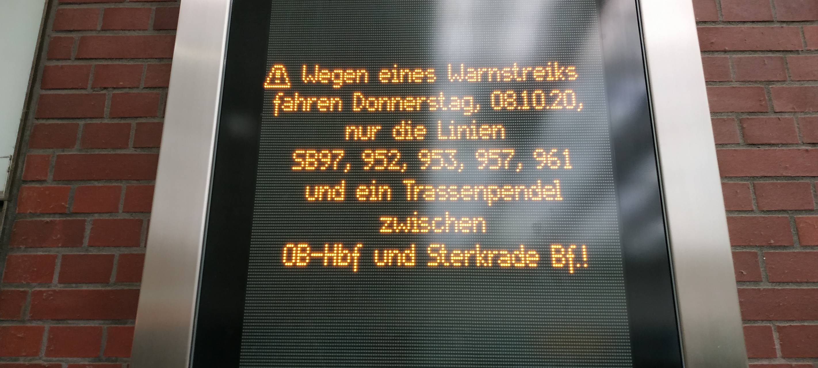Wo morgen trotz Warnstreik Busse fahren