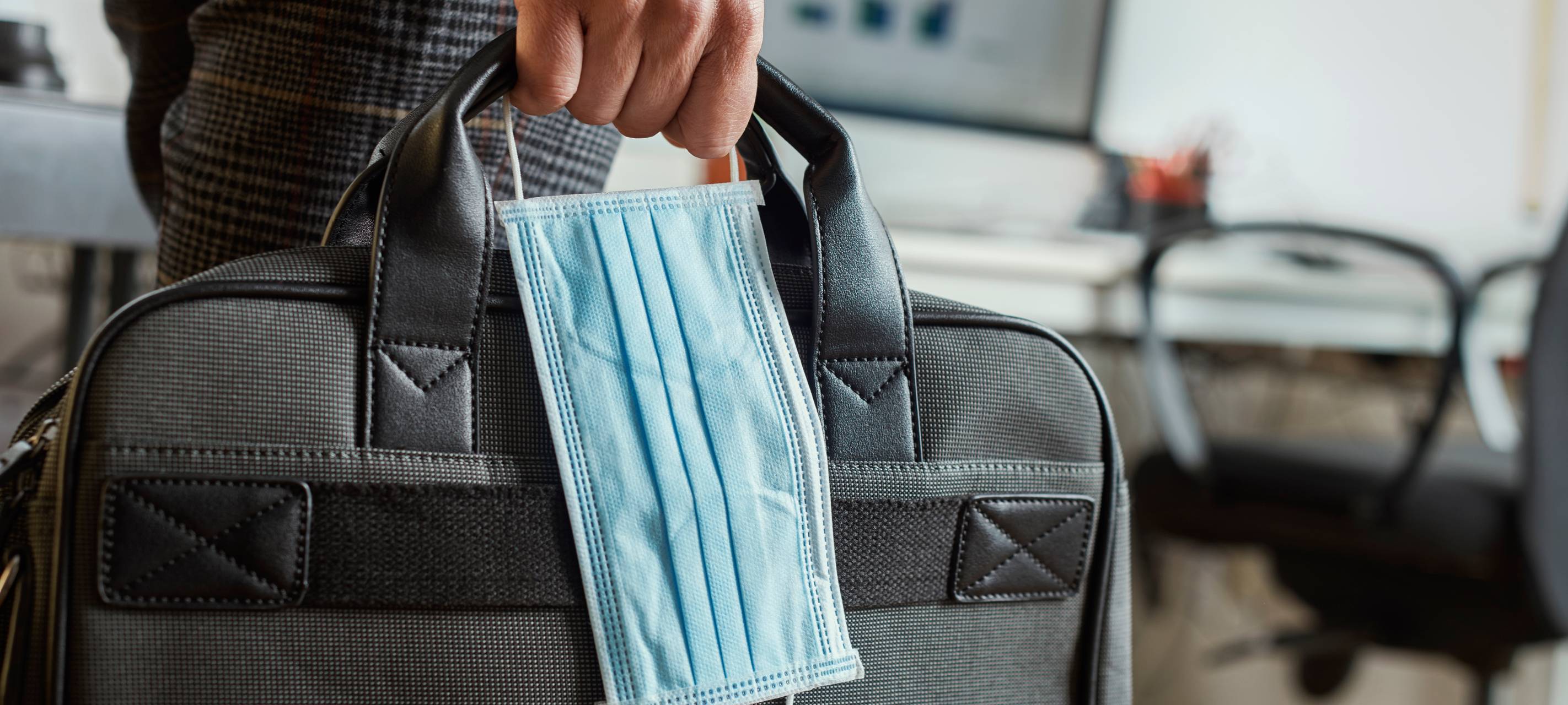 Covid Arbeiten Maske Büro Homeoffice Corona