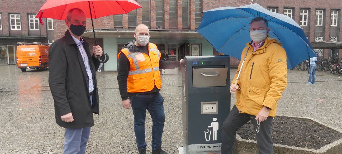 WBO testen neuen Müllkorb