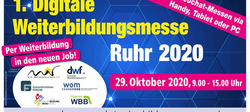 1. Digitale Weiterbildungsmesse fürs Revier