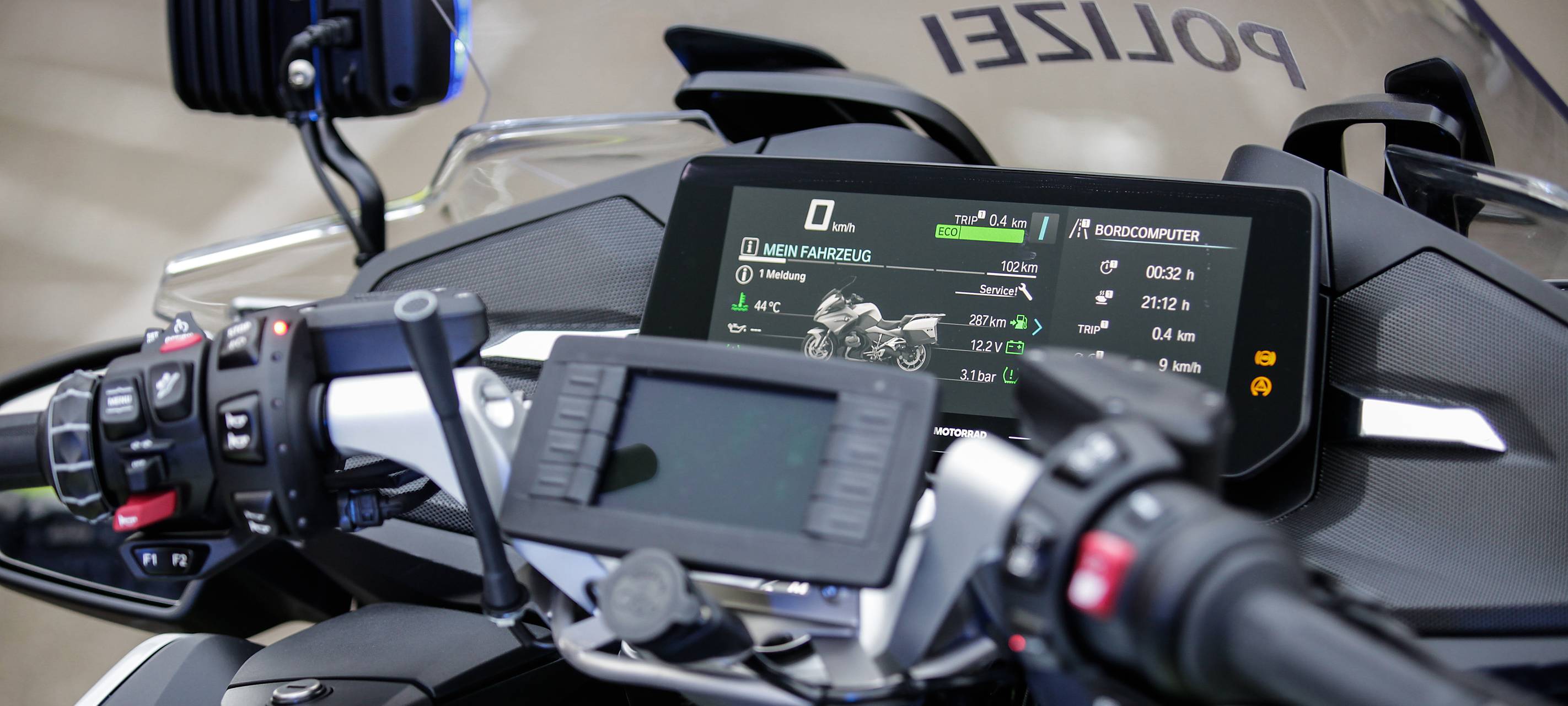 Neues Polizeimotorrad mit 136 PS