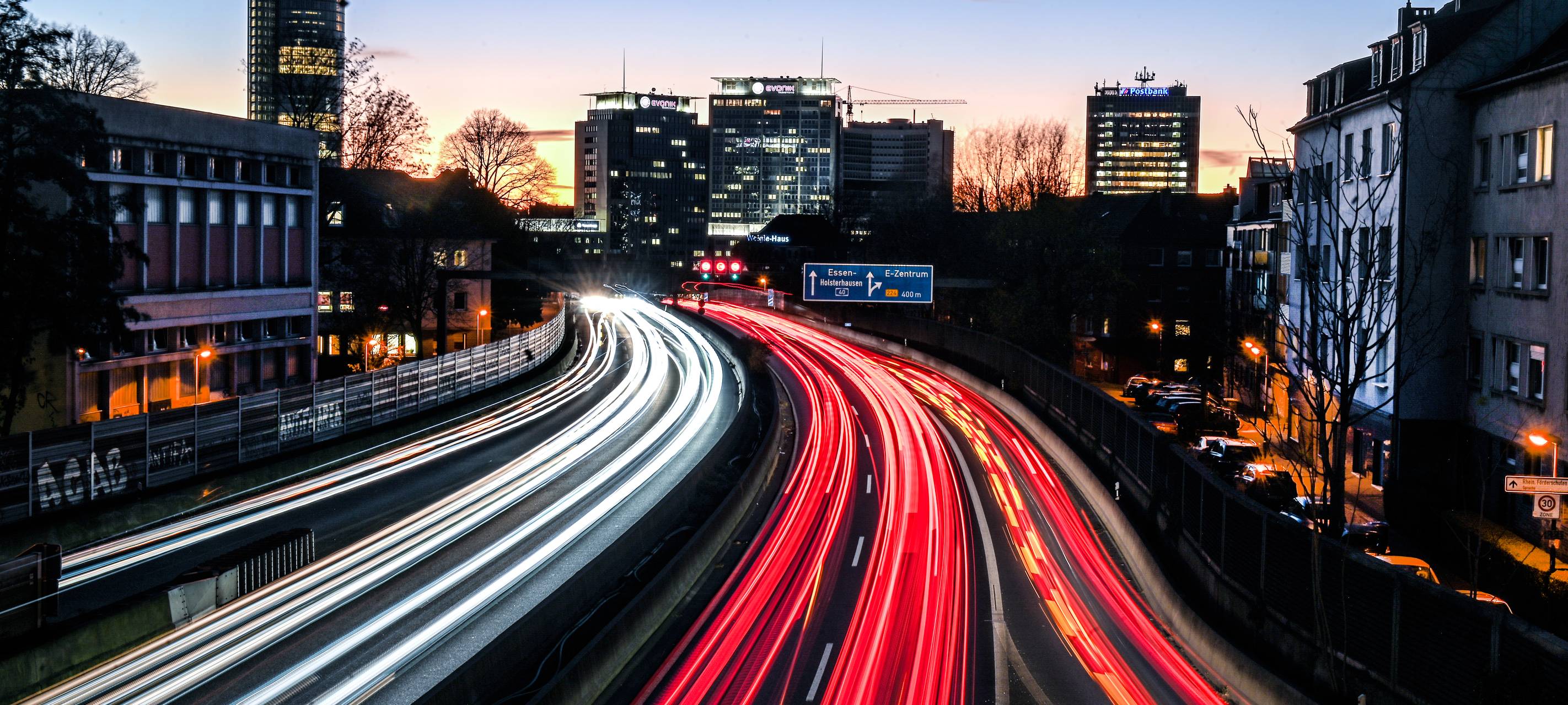 Ruhrschnellwegtunnel heute und morgen Nacht gesperrt