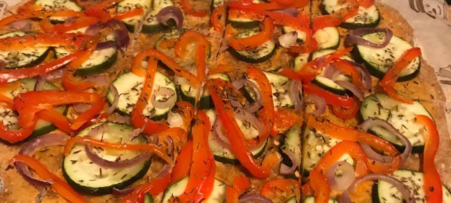 Veganer Flammkuchen