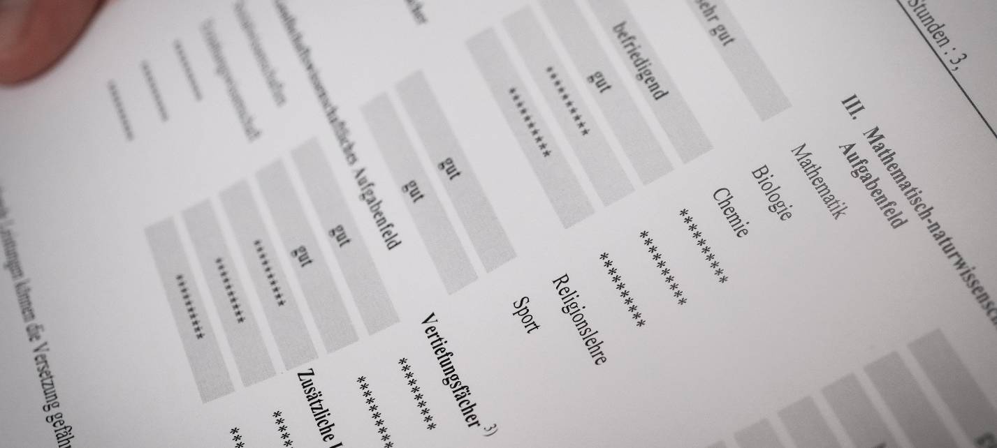 Nummer gegen Zeugniskummer