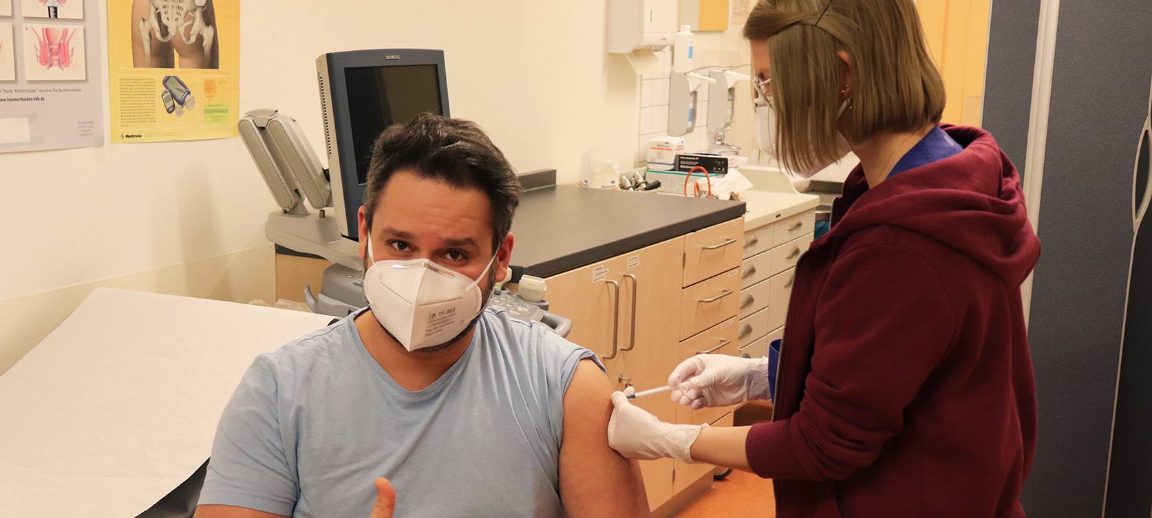 Impfstart in der St. Elisabeth Klinik