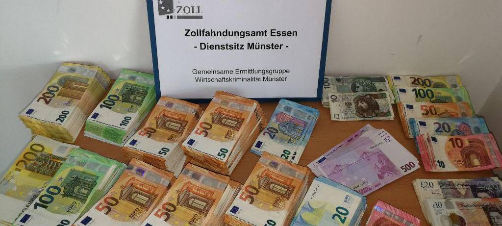 Bargeld und Ware sichergestellt